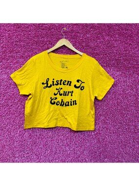 Kurt Cobain Nirvana crop top size XL